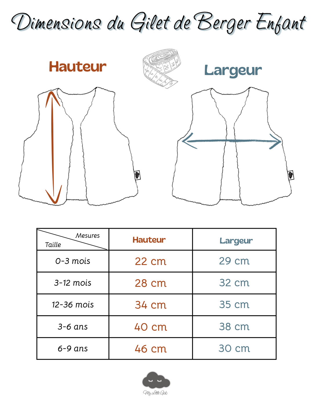 Gilet de Berger réversible à personnaliser