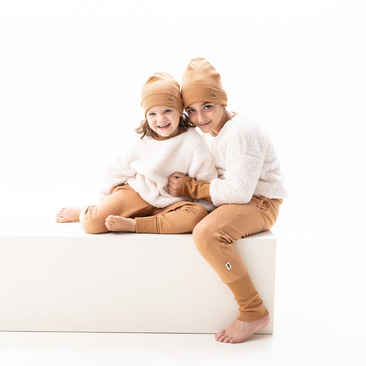 Pantalon Jogger évolutif Caramel