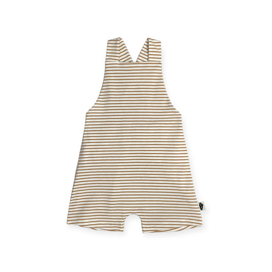 Salopette évolutive Marinière caramel