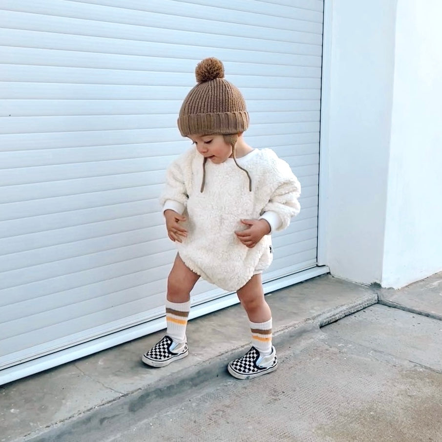 Barboteuse évolutive Velours côtelé ou Sherpa