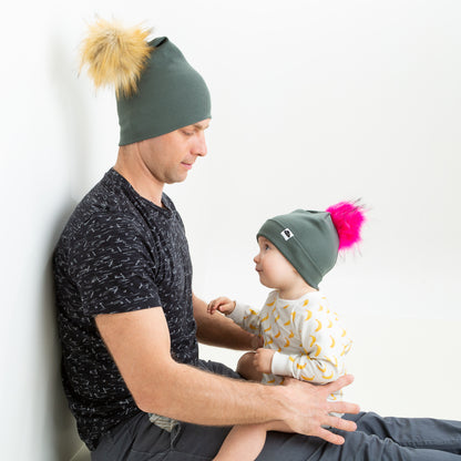 Bonnet Côtelée Kaki