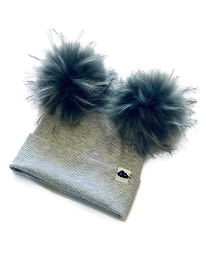 Bonnet Double Pompons