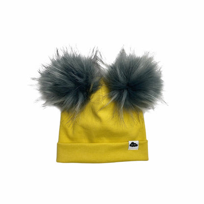 Bonnet Double Pompons