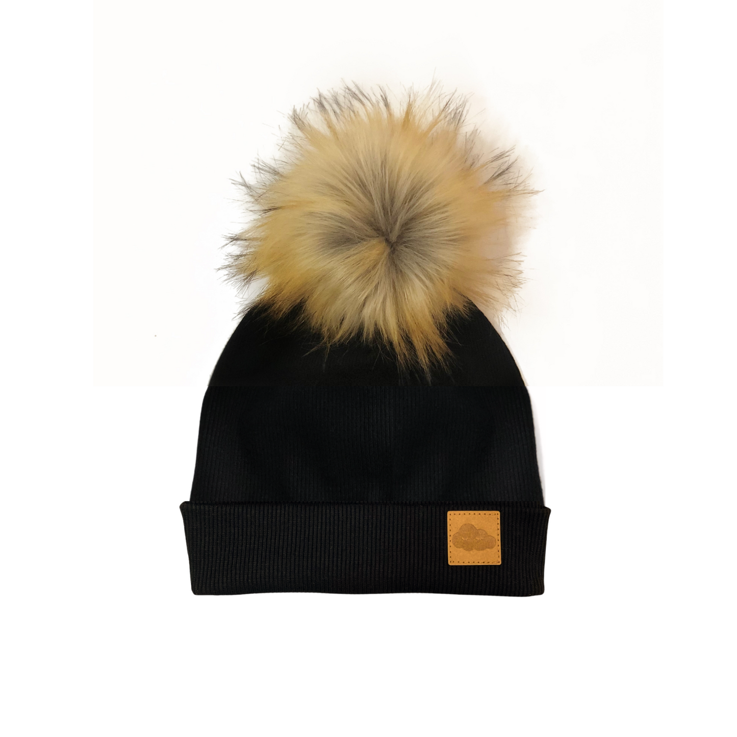 Bonnet Maille côtelée Noir