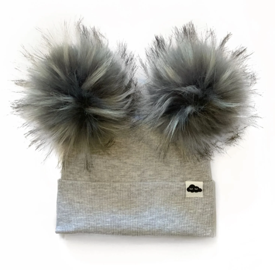 Bonnet Double Pompons