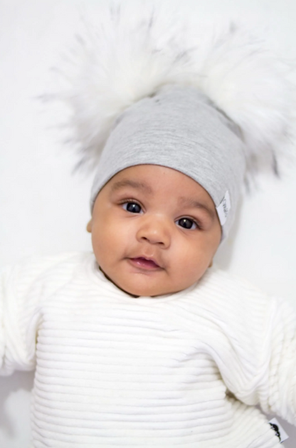 Bonnet Double Pompons