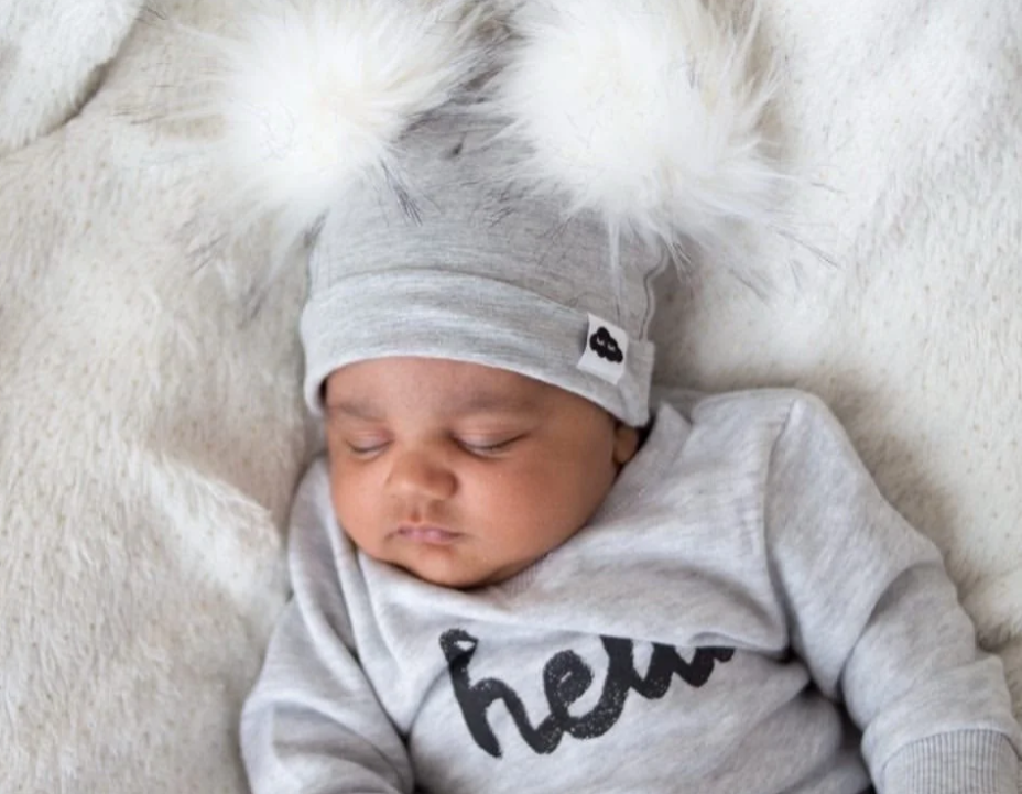 Bonnet Double Pompons