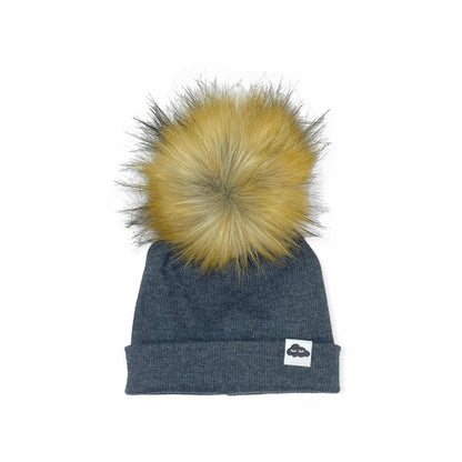 Bonnet Côtelé Gris