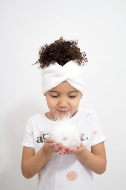 Bandeau Twist Velours Côtelé