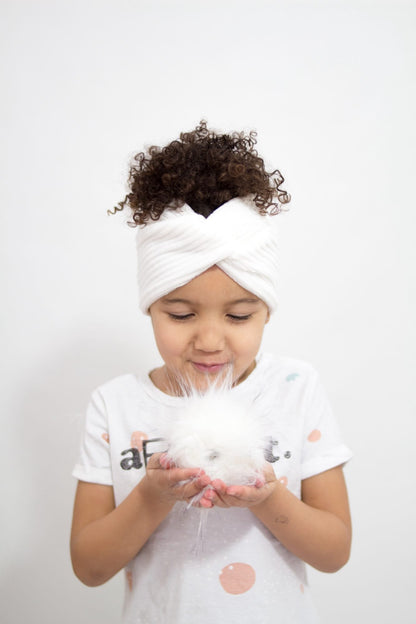 Bandeau Twist Velours Côtelé