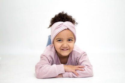 Bandeau Twist Velours Côtelé