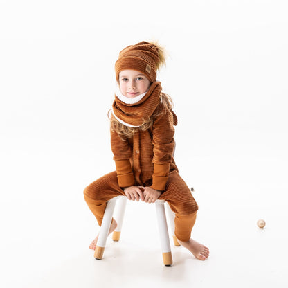 Bonnet Velours Cannelle