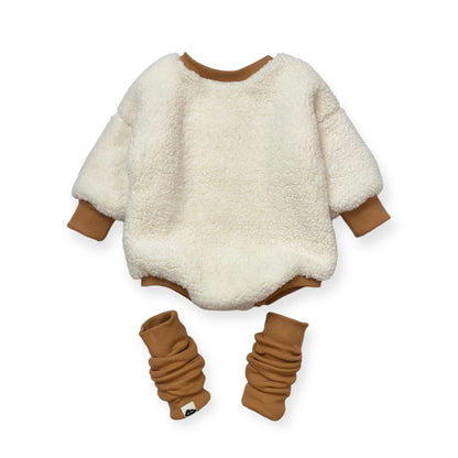 Barboteuse évolutive Sherpa Caramel