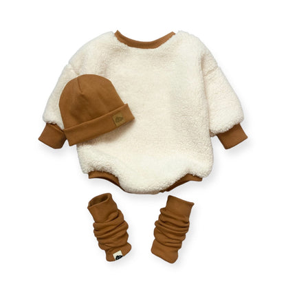 Barboteuse évolutive Sherpa Caramel