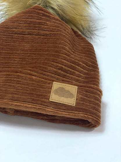 Bonnet Velours Cannelle