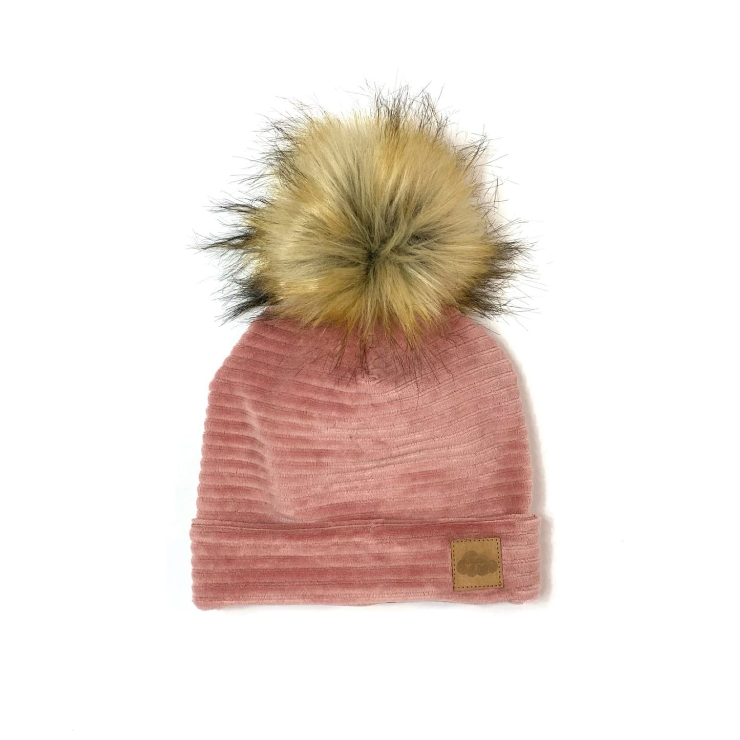 Bonnet Velours Bois de rose