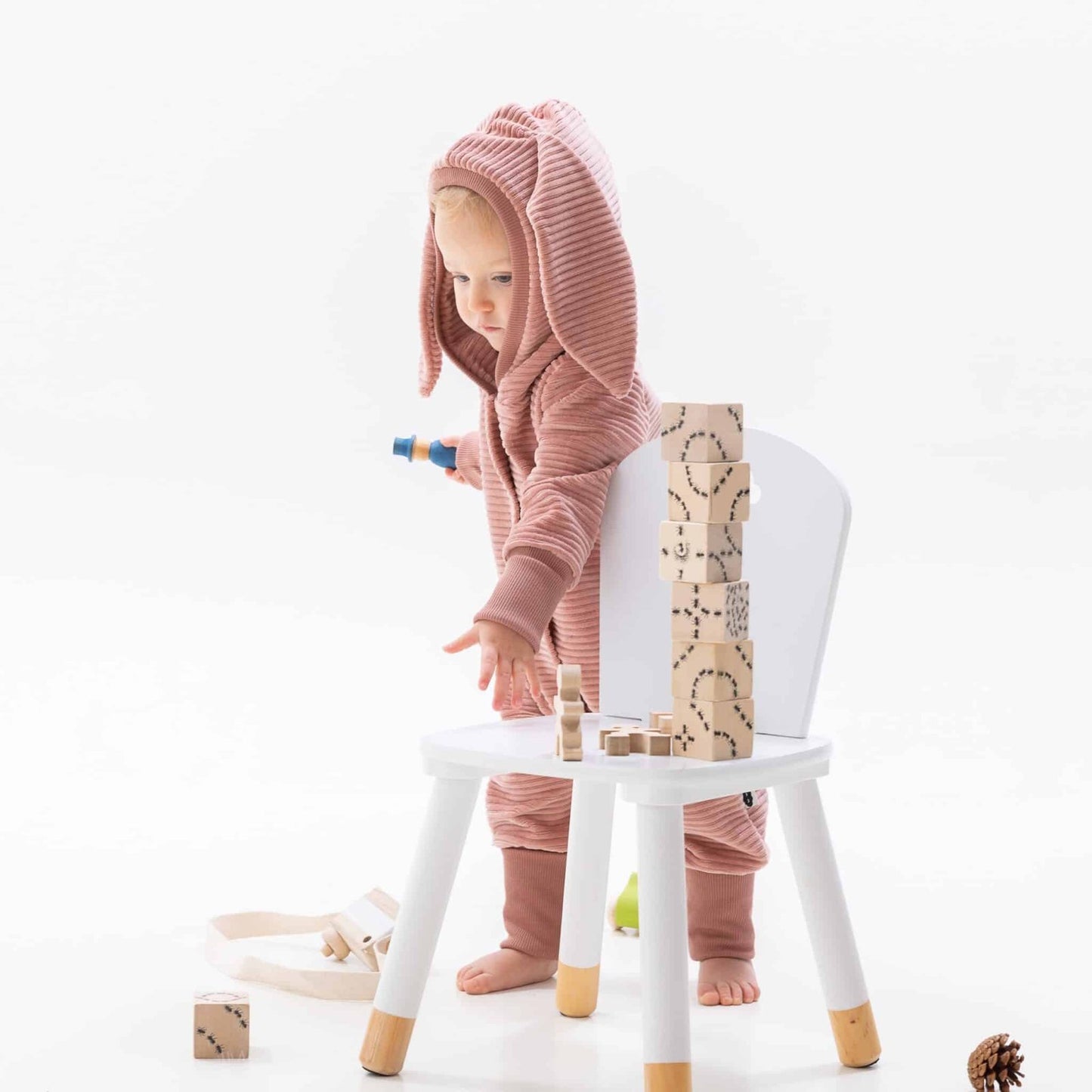 Combinaison évolutive Lapin Bois de Rose