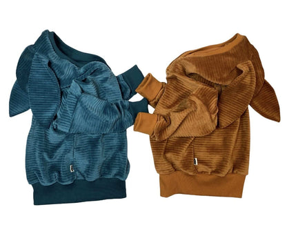 Sweat Loose Évolutif Velours côtelé ou Sherpa