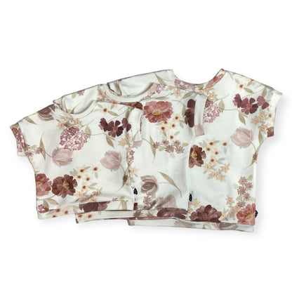 T-Shirt évolutif Vintage violine