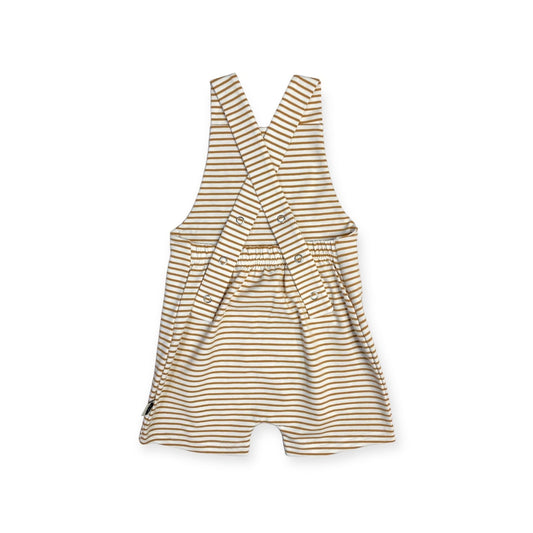 Salopette évolutive Marinière caramel