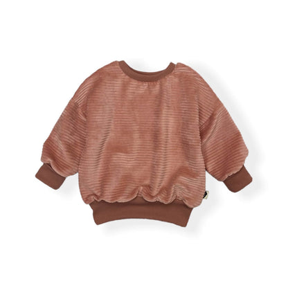 Sweat Loose Évolutif Velours côtelé ou Sherpa