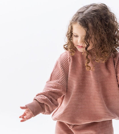 Sweat Loose Évolutif Velours côtelé ou Sherpa