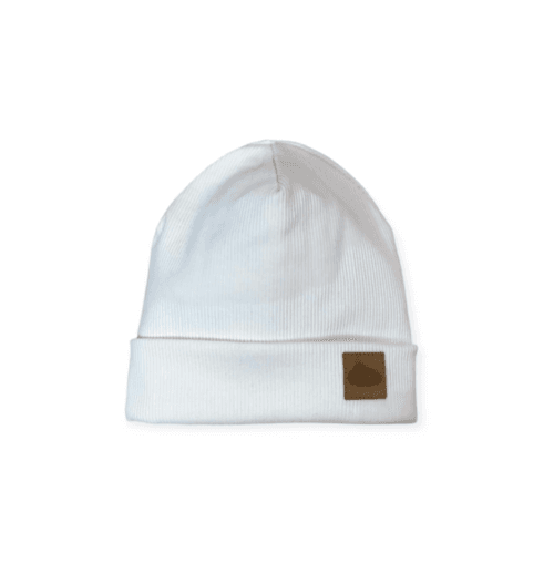 Bonnet Maille côtelée Écru – Image 7